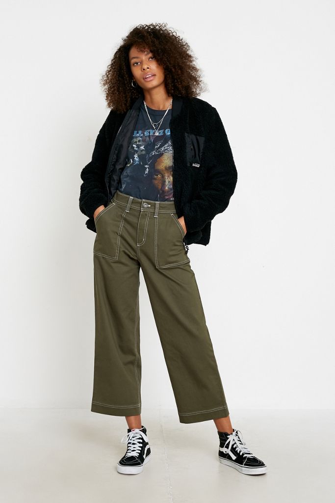 Vans In The Know Khaki Skate Trousers Urban Outfitters UK