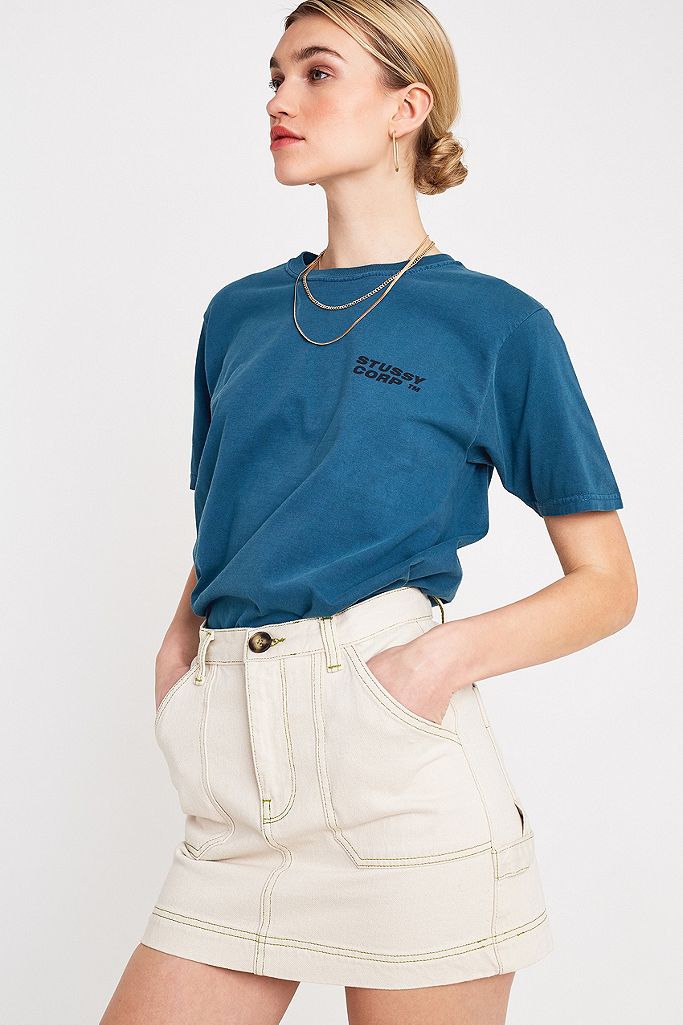 Stussy Corp Pigment Dye T-Shirt | Urban Outfitters UK