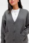 Visualizzazione miniature 6: Cardigan Lavorato a Maglia con Volto X-girl