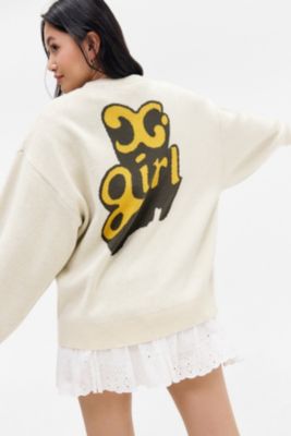 Suéter Jacquard con Logo Pop X-girl