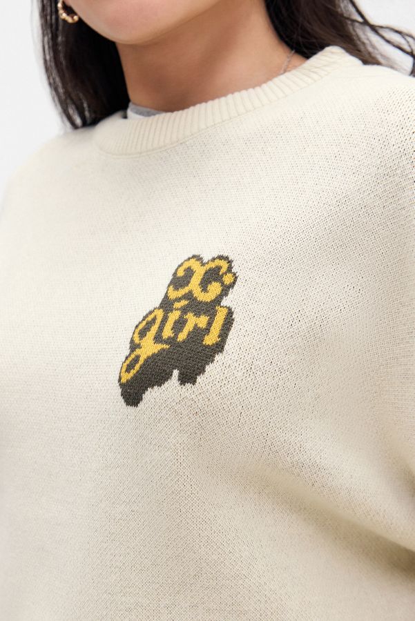 Slide View: 5: X-girl Pop Logo Jacquard Pullover