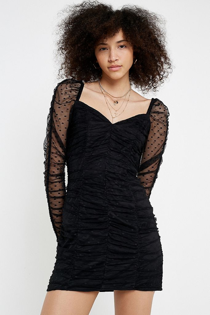 Finders Keepers Palermo Black Mini Dress | Urban Outfitters UK