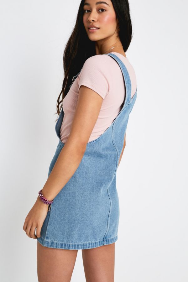 Santa Cruz Gardener Denim Pinafore Dress Urban Outfitters Uk 5018