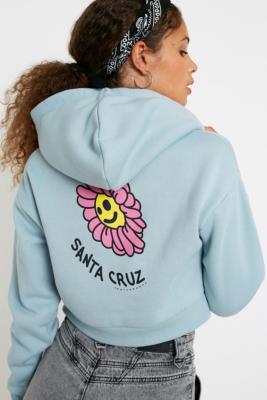 santa cruz cropped hoodie