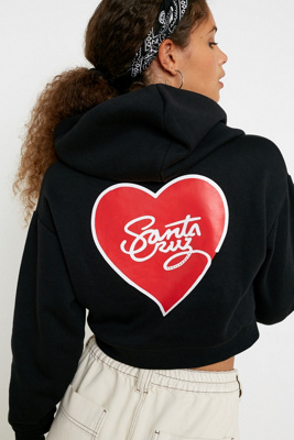 santa cruz cropped hoodie