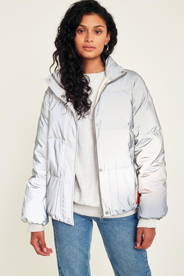 Calvin Klein Jeans Reflective Down Puffer Jacket | Urban Outfitters UK
