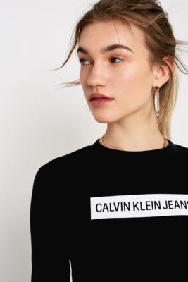 calvin klein black long sleeve