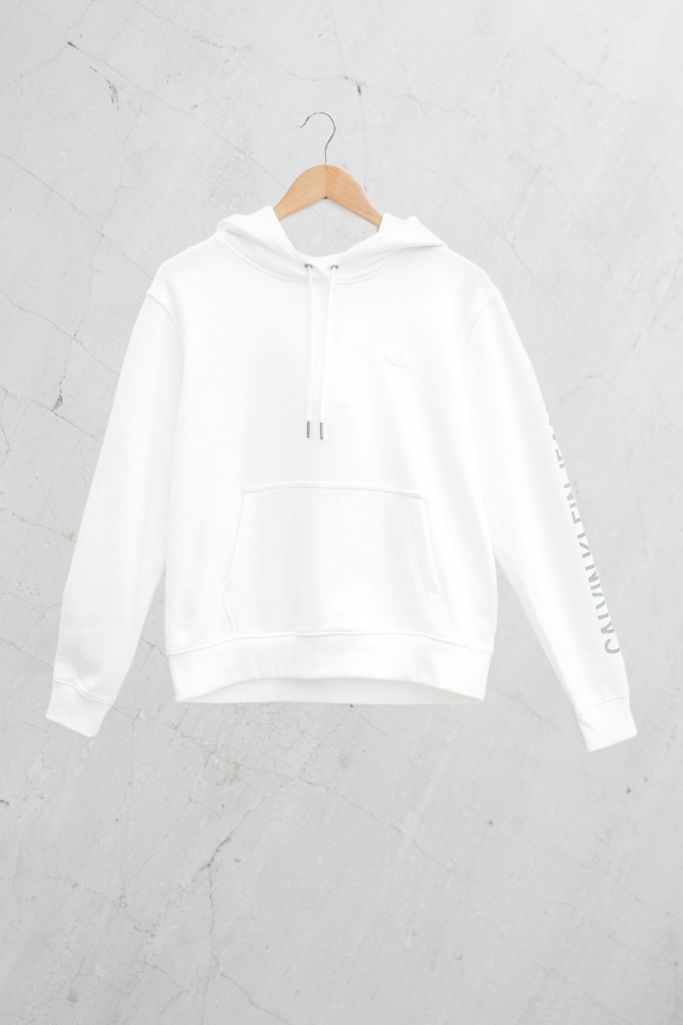 Calvin Klein Jeans Degrade Logo Relaxed Hoodie | Urban Outfitters UK