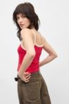 Thumbnail View 4: Von Dutch UO Exclusive Red Ringer Cami