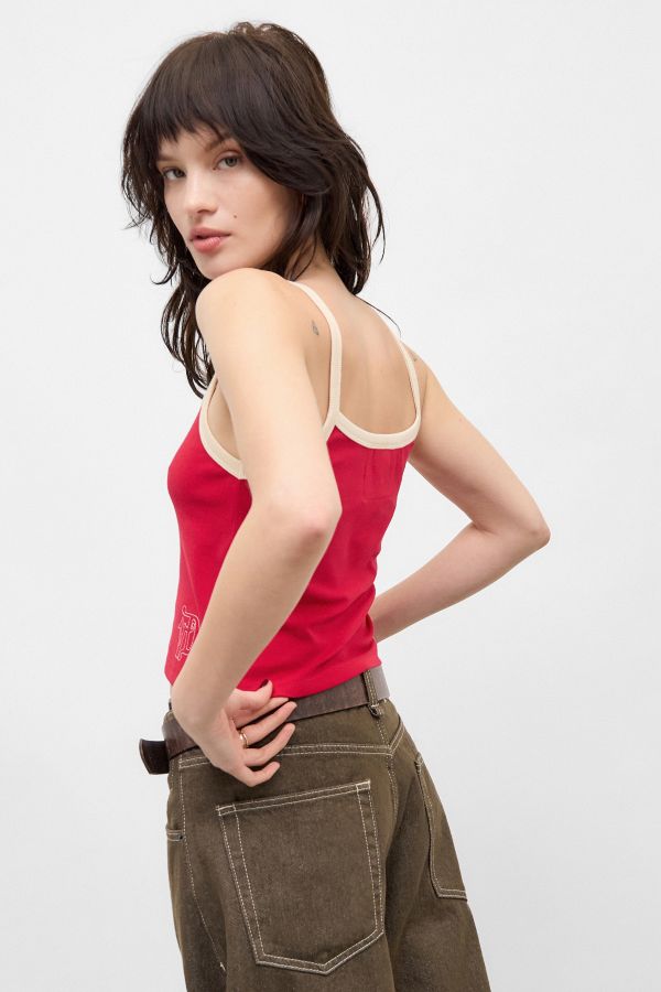 Slide View: 4: Von Dutch UO Exclusive Red Ringer Cami