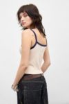 Vista en miniatura 5: Von Dutch UO Exclusive Ecru Ringer Cami