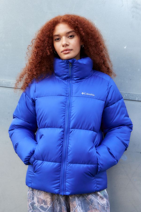 Slide View: 1: Columbia Blue Puffect Puffer Jacket