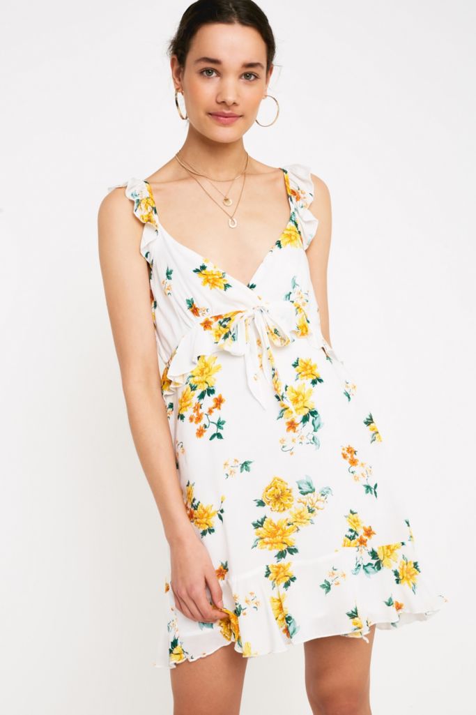 MINKPINK Lemon Bloom Mini Dress | Urban Outfitters UK