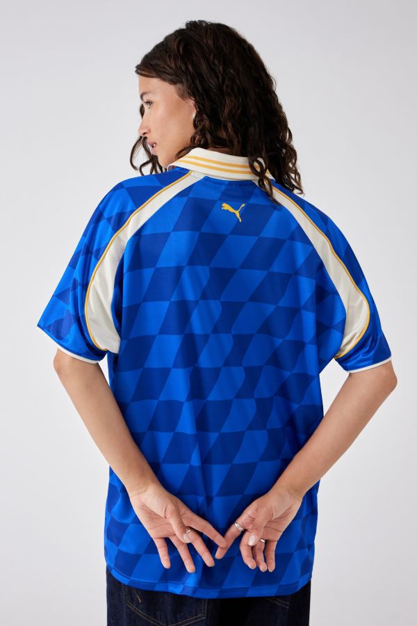 Slide View: 4: Puma Diamant Blau Fußball Trikot