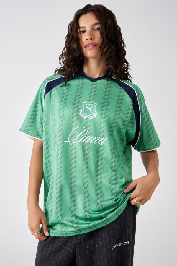 Slide View: 1: Puma Archiv Grün Fußball Trikot