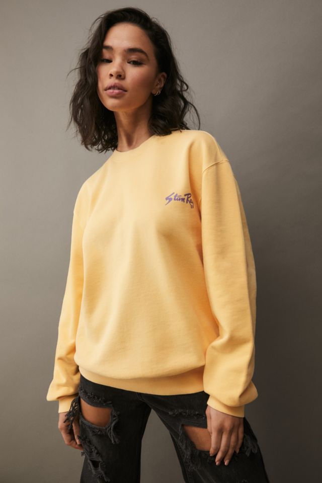 Stan Ray Lemon OG Logo Crew Neck Sweatshirt | Urban Outfitters UK