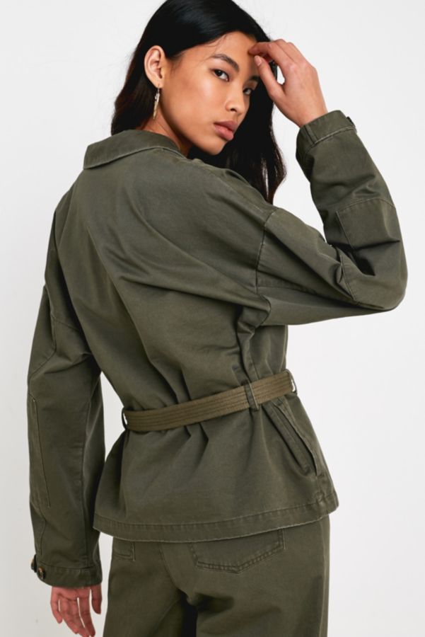 Gestuz Olive Utility Jacket | Urban Outfitters UK