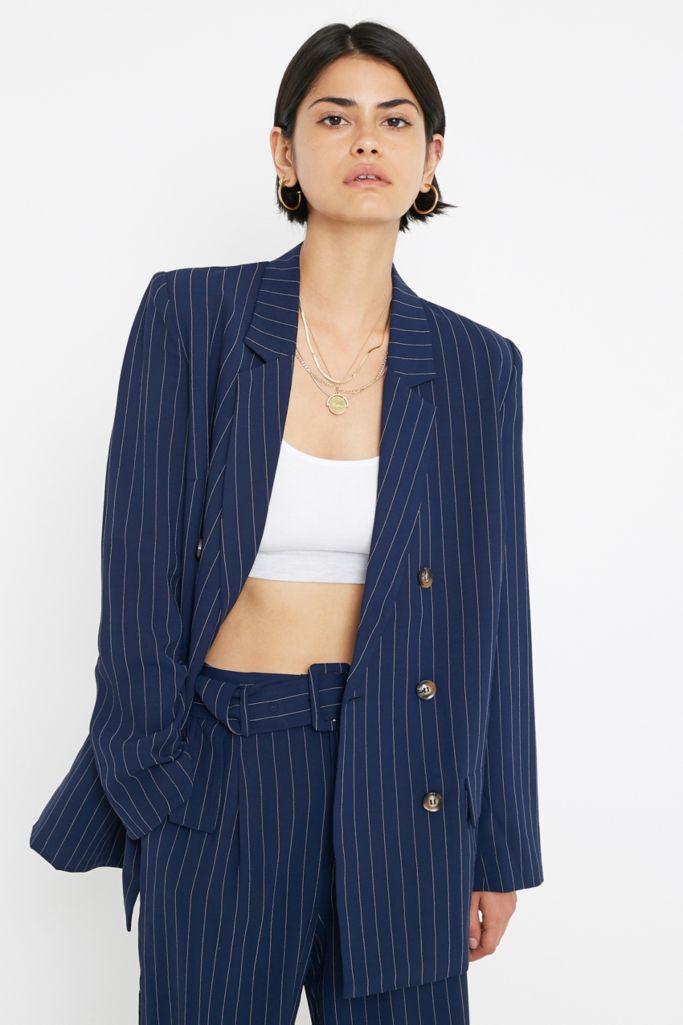 Gestuz Pinstripe Blazer | Urban Outfitters UK