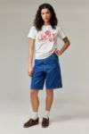 Thumbnail View 3: Carhartt WIP Blue Denim Simple Shorts