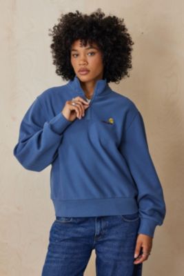 Carhartt WIP Blau Amerikanisch Schrift Sweatshirt