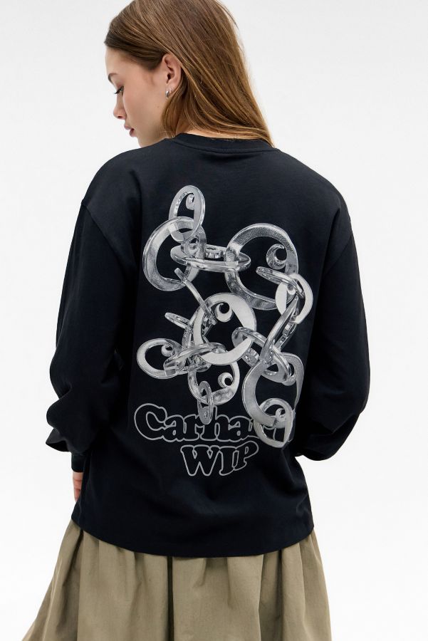 Slide View: 1: T-shirt à manches longues Carhartt WIP Linked Charms