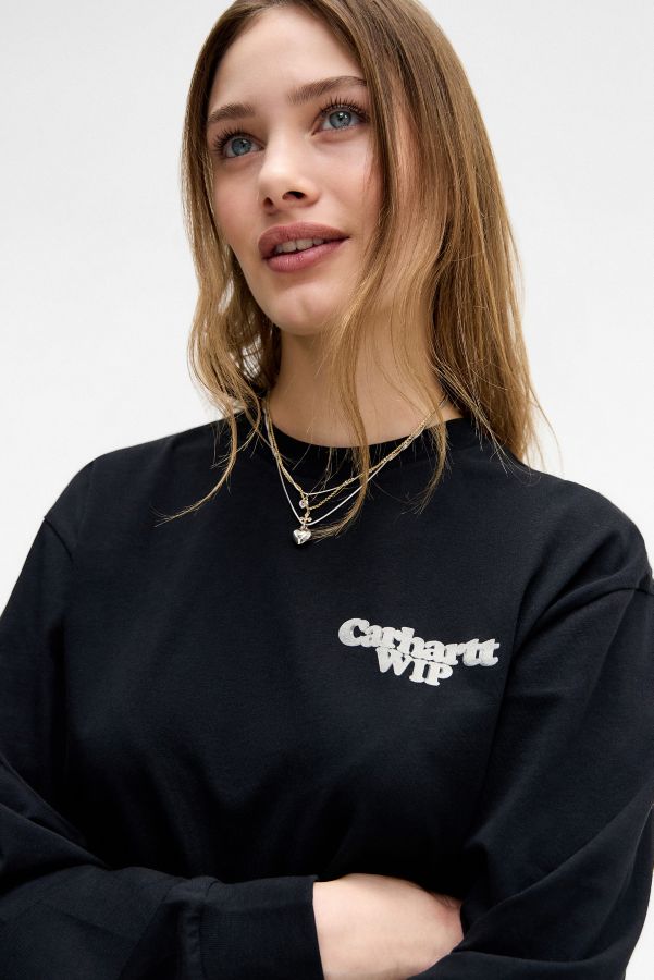 Slide View: 2: T-shirt à manches longues Carhartt WIP Linked Charms