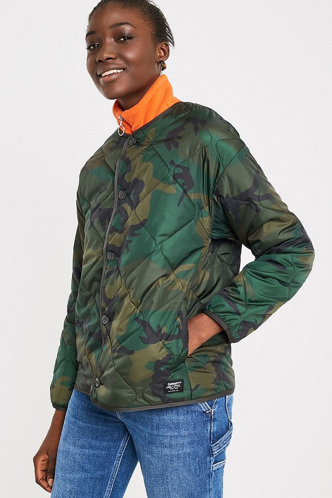 Carhartt WIP Laxey Camo Liner Jacket | Urban Outfitters UK