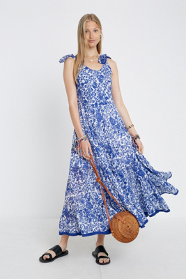 free people kikas printed dress