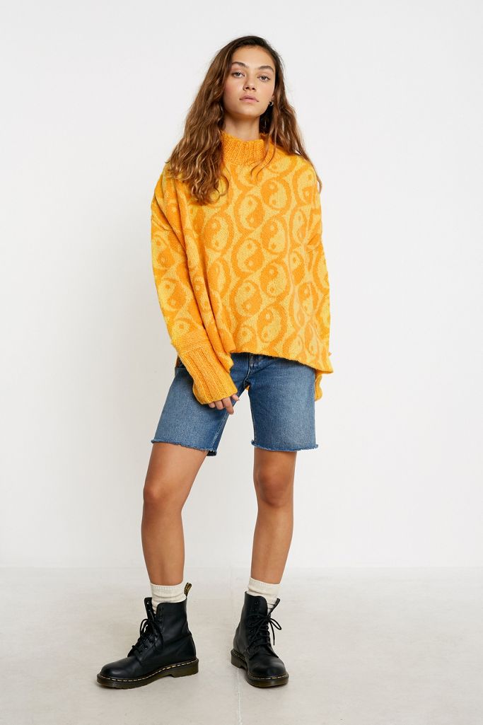 Free People YinYang Mock Neck Jumper Urban Outfitters UK