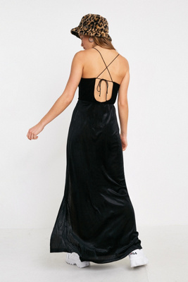 all i need velvet maxi slip