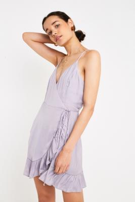 all my love shine wrap dress