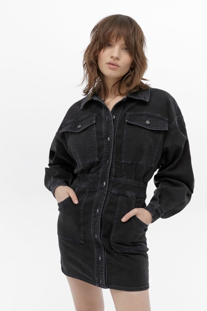 Free People Denim Mini Dress | Urban Outfitters UK