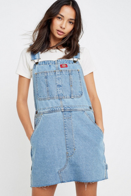 dickies denim overall dress