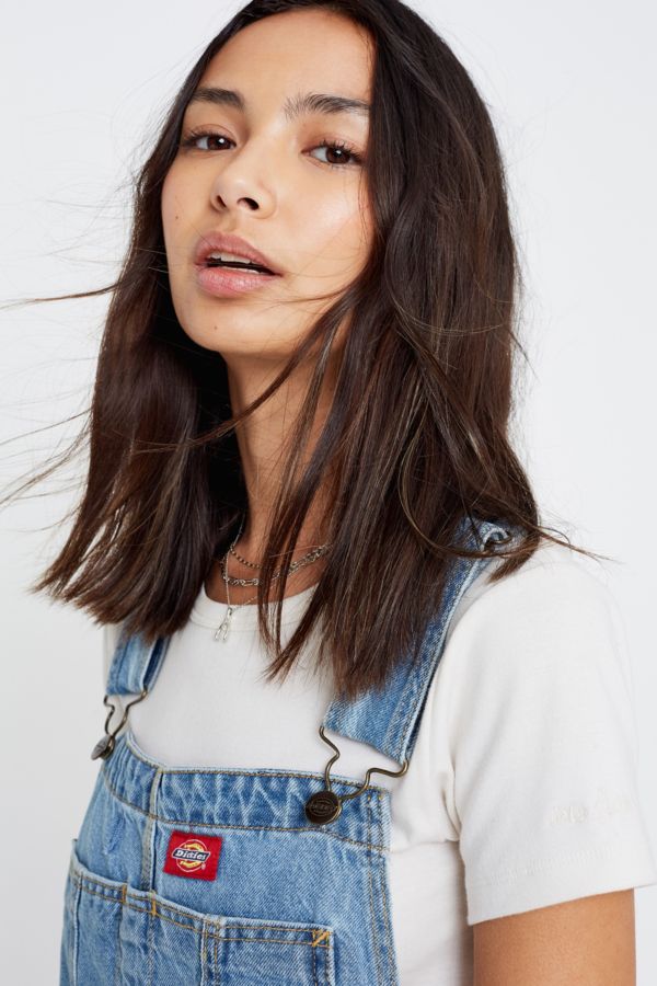 Dickies Hopewell Light Denim Bib Dress | Urban Outfitters UK