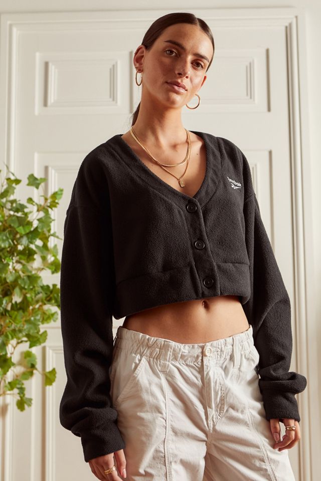 Reebok Classics Wide Knit Cardigan Urban Outfitters UK