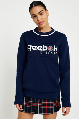 navy reebok sweatshirt