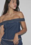 Visualizzazione miniature 6: Lioness Madame Top Asimmetrico Off-The-Shoulder in Denim