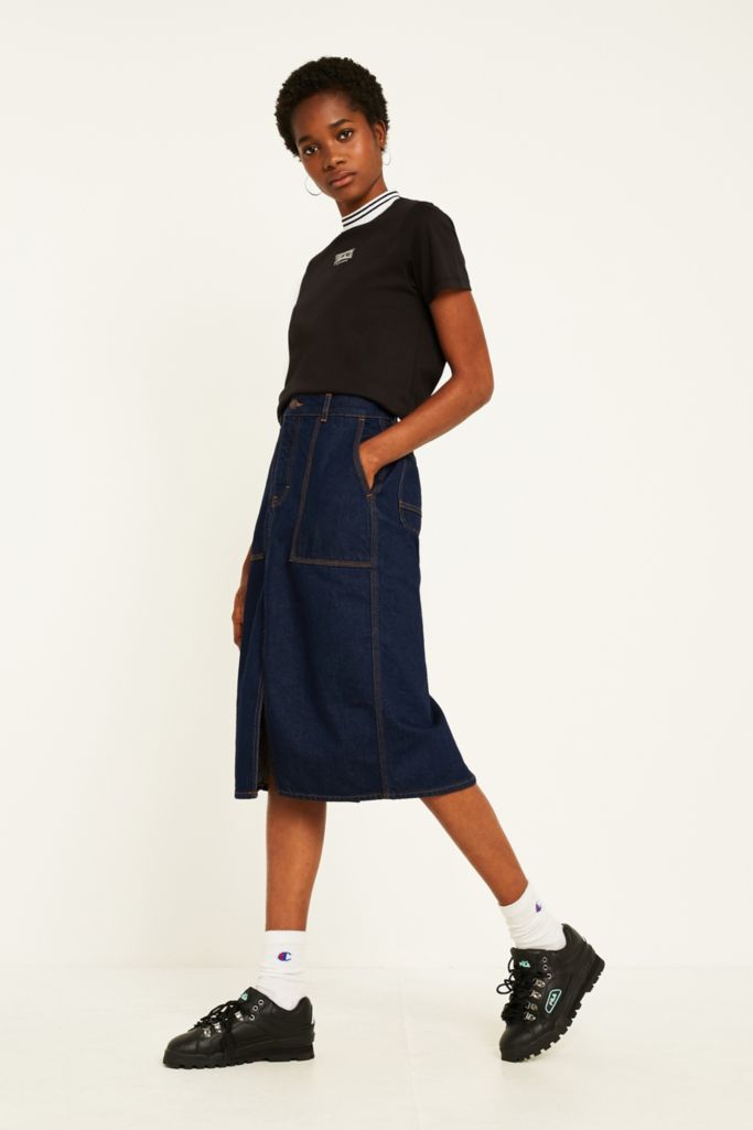 SWEET SKTBS Denim Workwear Skirt | Urban Outfitters UK