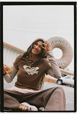 Roxy UO Exklusives Layered Baby T-Shirt