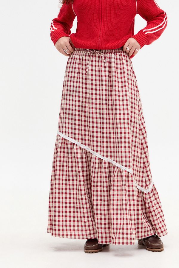 Vista diapositiva: 1: Gonna Lunga Gingham Daisy Street