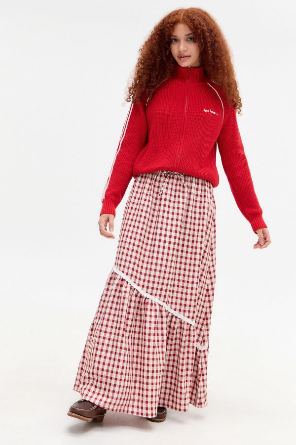 Vista diapositiva: 2: Gonna Lunga Gingham Daisy Street