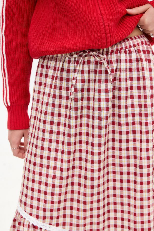 Vista diapositiva: 3: Gonna Lunga Gingham Daisy Street