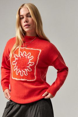 Pull Daisy Street Sun Intarsia en maille