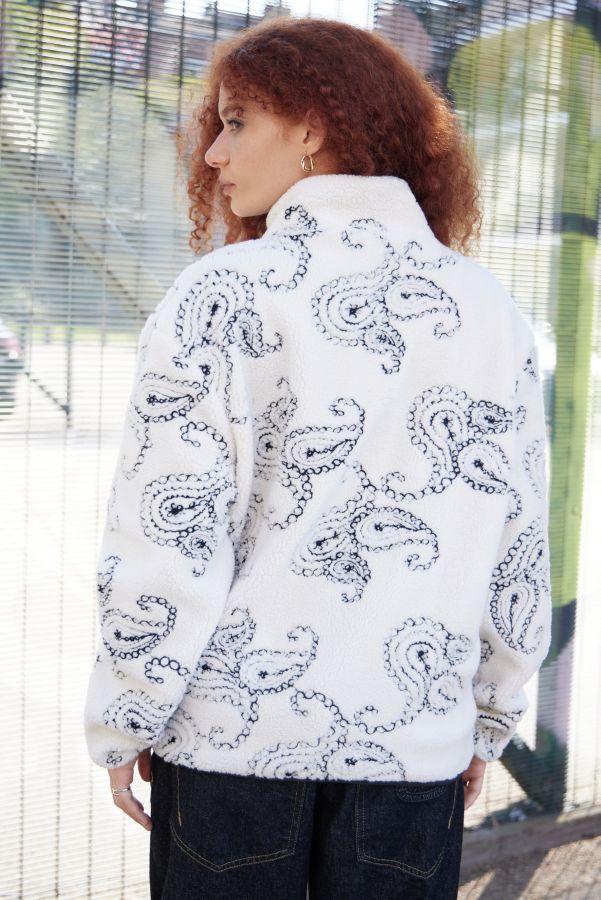 Slide View: 4: Daisy Street Borg Paisley Jacke