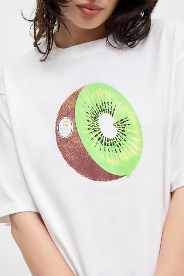 Vista de diapositivas: 3: Camiseta Kiwi Blanca Gramicci