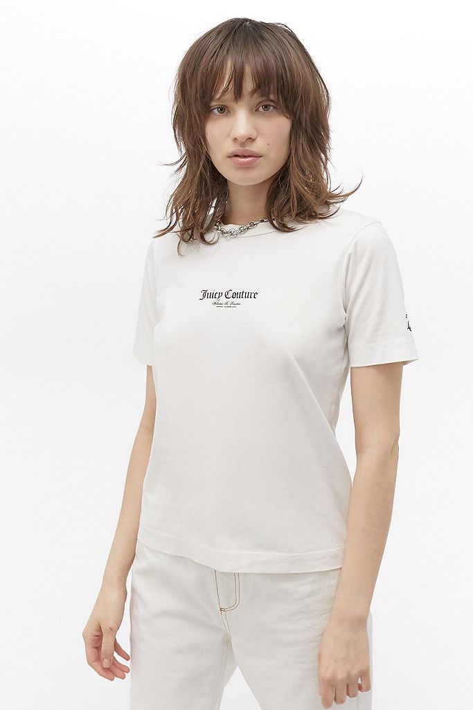 Juicy Couture Allissia Shrunken T-Shirt | Urban Outfitters UK