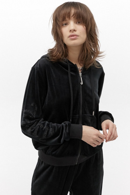 juicy couture velour zip hoodie