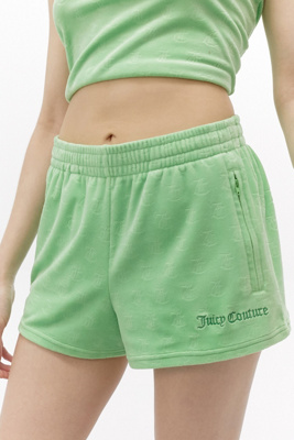 juicy velour shorts