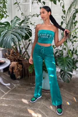 Juicy couture green tracksuit deals