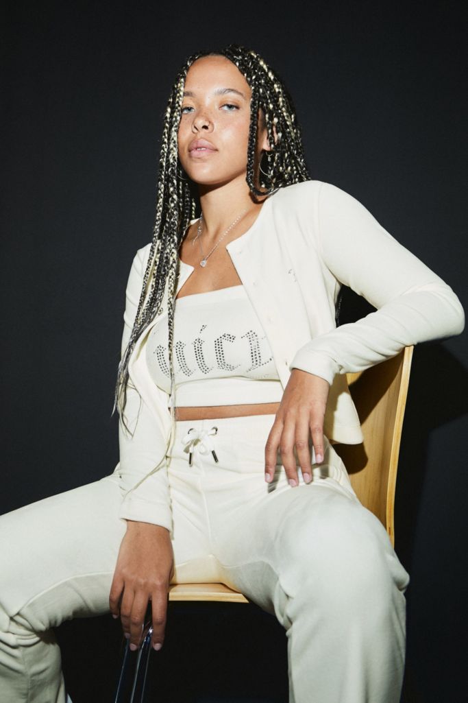 Juicy Couture UO Exclusive Ecru Tube Top Urban Outfitters UK